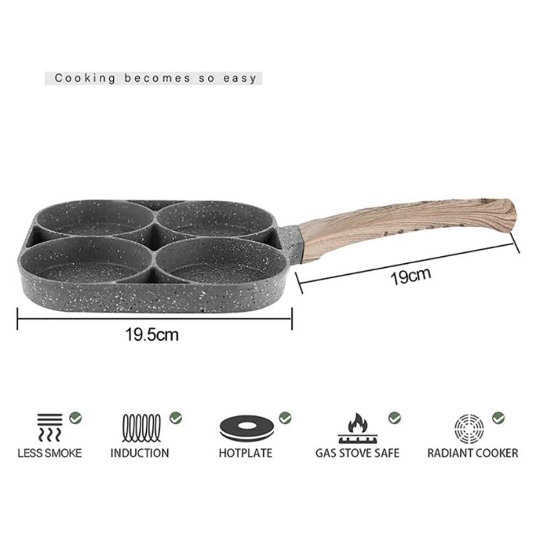 Casa si Gradina - Bucatarie si vesela - Vase pentru gatit - Tigai si seturi - Tigaie cu patru forme, antiaderenta - Infinity.ro
