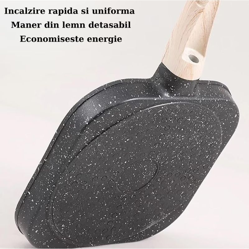 Casa si Gradina - Bucatarie si vesela - Vase pentru gatit - Tigai si seturi - Tigaie cu patru forme, antiaderenta - Infinity.ro