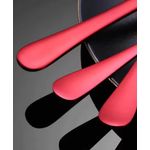 Casa si Gradina - Bucatarie si vesela - Vesela si tacamuri - Tacamuri si seturi - Set tacamuri 24 piese, auriu/rosu - Infinity.ro