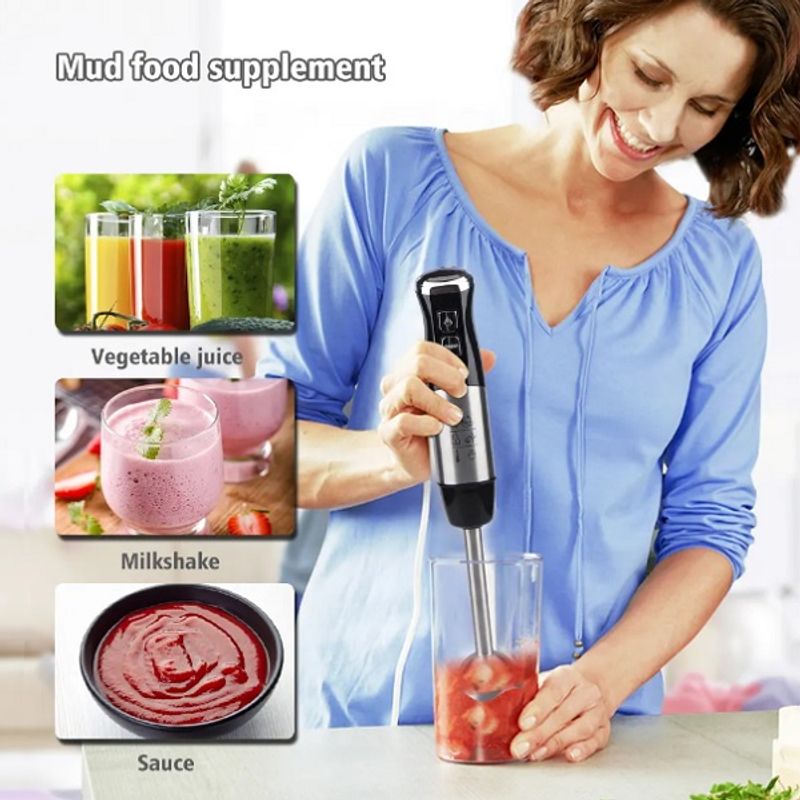 Electronice si Electrocasnice - Electrocasnice bucatarie - Mixere, tocatoare & roboti de bucatarie - Blendere si mini tocatoare - Blender 4 in 1, 1500W - Infinity.ro