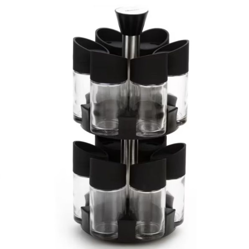 Casa si Gradina - Bucatarie si vesela - Ustensile bucatarie - Rasnite si dozatoare condimente - Set recipiente pentru ierburi si condimente, 12 buc - Infinity.ro