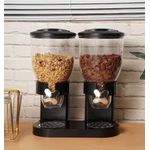 Casa si Gradina - Bucatarie si vesela - Ustensile bucatarie - Razatori si curatatoare - Dozator pentru cereale cu doua recipiente, 2l - Infinity.ro