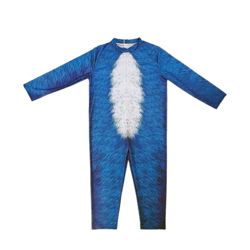 Jucarii, Copii si Bebe - Jucarii si jocuri - Jucarii de rol - Masti si costume copii - Costum Ariciul Sonic KidMania® pentru copii 3-5 ani 90-110 cm - Infinity.ro
