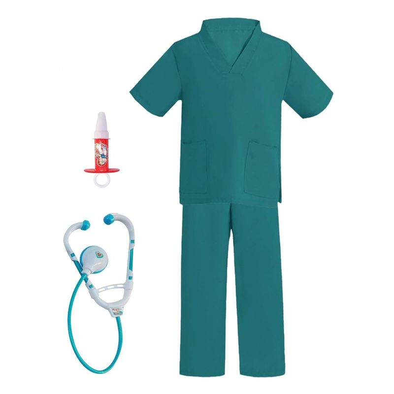 Jucarii, Copii si Bebe - Jucarii si jocuri - Jucarii de rol - Masti si costume copii - Costum doctor KidMania® pentru copii 4-5 ani 110 cm - Infinity.ro
