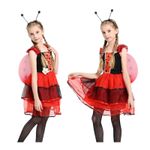 Jucarii, Copii si Bebe - Jucarii si jocuri - Jucarii de rol - Masti si costume copii - Costum buburuza KidMania® cu accesorii pentru fete 3-4 ani 104 cm - Infinity.ro