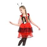Jucarii, Copii si Bebe - Jucarii si jocuri - Jucarii de rol - Masti si costume copii - Costum buburuza KidMania® cu accesorii pentru fete 3-4 ani 104 cm - Infinity.ro