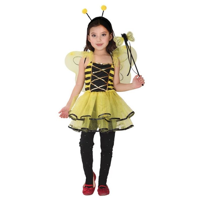Jucarii, Copii si Bebe - Jucarii si jocuri - Jucarii de rol - Masti si costume copii - Costum albina KidMania® cu accesorii pentru fete 116 cm 5-6 ani - Infinity.ro
