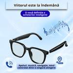 Laptop, Telefoane si Tablete - Wearables si gadgeturi - Gadgeturi - Accesorii SMART - Ochelari inteligenti Bluetooth, audio HD cu boxe si microfon incorporat, autonomie 8h, Bluetooth 5.4 - Infinity.ro