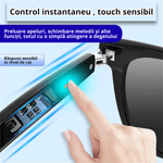 Laptop, Telefoane si Tablete - Wearables si gadgeturi - Gadgeturi - Accesorii SMART - Ochelari inteligenti Bluetooth, audio HD cu boxe si microfon incorporat, autonomie 8h, Bluetooth 5.4 - Infinity.ro
