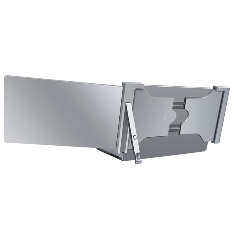 PC, gaming si accesorii - Desktop PC & monitoare - Monitoare - Monitor portabil extensibil 14" , conectare USB-C/HDMI, Plug & Play, compatibil Windows/macOS, Argintiu, A ATAB - Infinity.ro