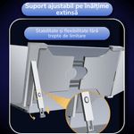 PC, gaming si accesorii - Desktop PC & monitoare - Monitoare - Monitor portabil extensibil 14" , conectare USB-C/HDMI, Plug & Play, compatibil Windows/macOS, Argintiu, A ATAB - Infinity.ro