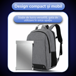 PC, gaming si accesorii - Desktop PC & monitoare - Monitoare - Monitor portabil extensibil 14" , conectare USB-C/HDMI, Plug & Play, compatibil Windows/macOS, Argintiu, A ATAB - Infinity.ro