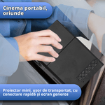 TV, Audio-Video si Foto - Videoproiectoare si accesorii - Videoproiectoare - Videoproiector portabil, 100 lumeni, rezolutie Full HD, diagonala 60 inch, conexiuni HDMI/USB/AV - Infinity.ro
