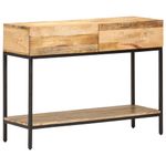 Casa si Gradina - Mobilier - Comode si corpuri - Comode - Masa consola, 100 x 35 x 76 cm, lemn masiv de mango - Infinity.ro