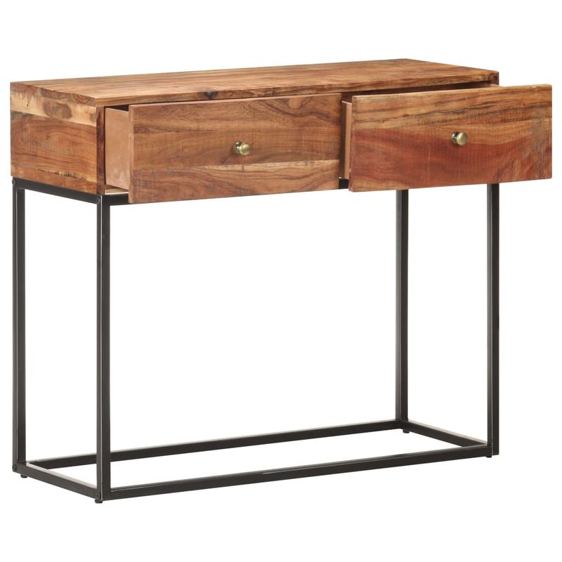Casa si Gradina - Mobilier - Comode si corpuri - Console - Masa consola, 90 x 35 x 75 cm, lemn masiv de acacia - Infinity.ro
