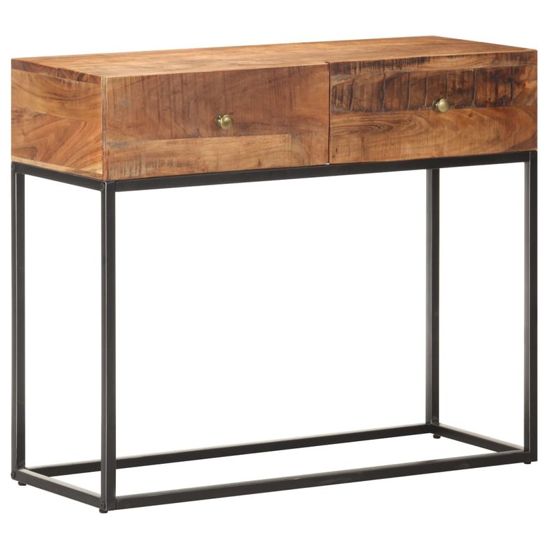 Casa si Gradina - Mobilier - Comode si corpuri - Console - Masa consola, 90 x 35 x 75 cm, lemn masiv de acacia - Infinity.ro