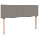 Casa si Gradina - Mobilier - Paturi si accesorii - Paturi - Cadru de pat otoman cu saltele Taupe 160x200cm Material - Infinity.ro