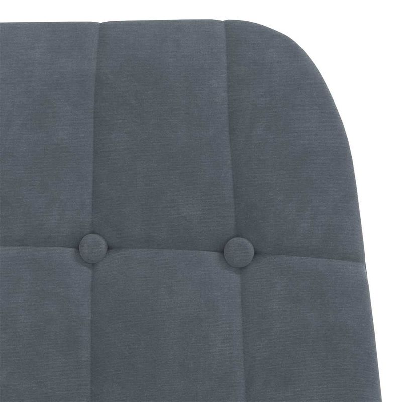 Casa si Gradina - Mobilier - Scaune si fotolii - Fotolii - Fotoliu de relaxare cu taburet, gri inchis, catifea - Infinity.ro