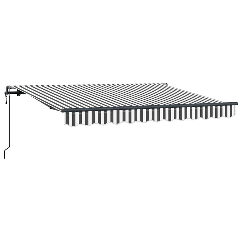 Casa si Gradina - Gradina si terasa - Umbrele si pavilioane - Pavilioane - Cortina Retractabila Antracit si Alb 300 x 200 cm - Infinity.ro