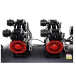 Casa si Gradina - Electrice - Echipamente electrice - Compresoare - Compresor fara ulei, Kraft&Dele, KD1387, 100 l, 2 x 1500W, 290 L/min - Infinity.ro