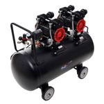 Casa si Gradina - Electrice - Echipamente electrice - Compresoare - Compresor fara ulei, Kraft&Dele, KD1387, 100 l, 2 x 1500W, 290 L/min - Infinity.ro
