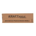 Auto si Moto - Reparatii si depanare - Scule auto - Echipamente de ridicare si sprijin - Set pentru mutare mobila, Kraft&Dele, 150 kg, 5 piese, KD3019 - Infinity.ro