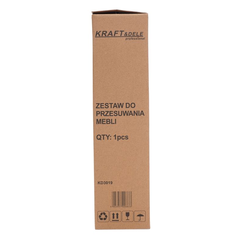 Auto si Moto - Reparatii si depanare - Scule auto - Echipamente de ridicare si sprijin - Set pentru mutare mobila, Kraft&Dele, 150 kg, 5 piese, KD3019 - Infinity.ro