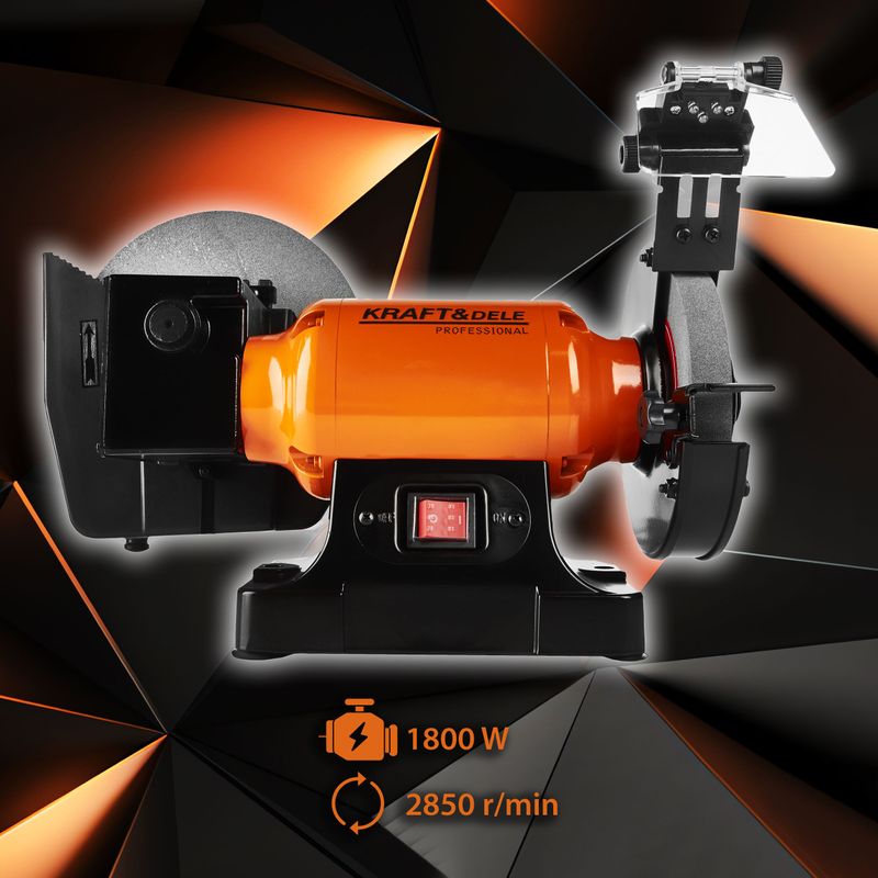 Auto si Moto - Reparatii si depanare - Scule auto - Scule si truse auto - Polizor de Banc 1800W, Kraft&Dele, KD569 - Infinity.ro