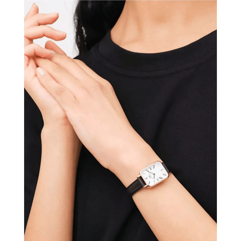 Fashion, accesorii si bijuterii - Femei - Bijuterii femei - Ceasuri femei - Ceas Dama Daniel Wellington Sheffield Quadro DW00100689 - Infinity.ro