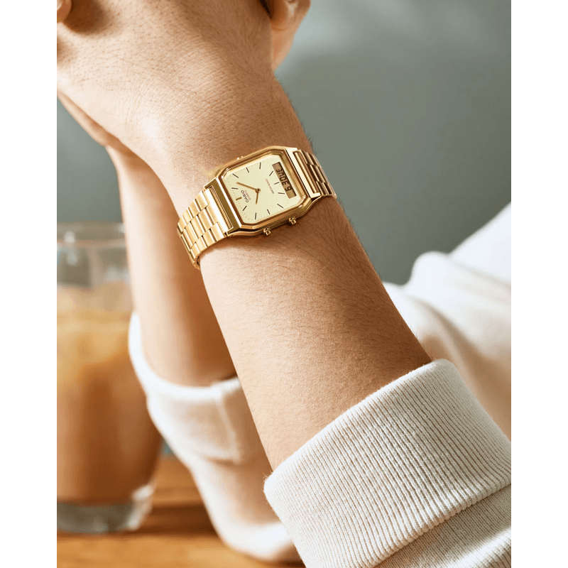 Fashion, accesorii si bijuterii - Femei - Bijuterii femei - Ceasuri femei - Ceas Unisex Casio Collection AQ-230GA-9DMQYES - Infinity.ro