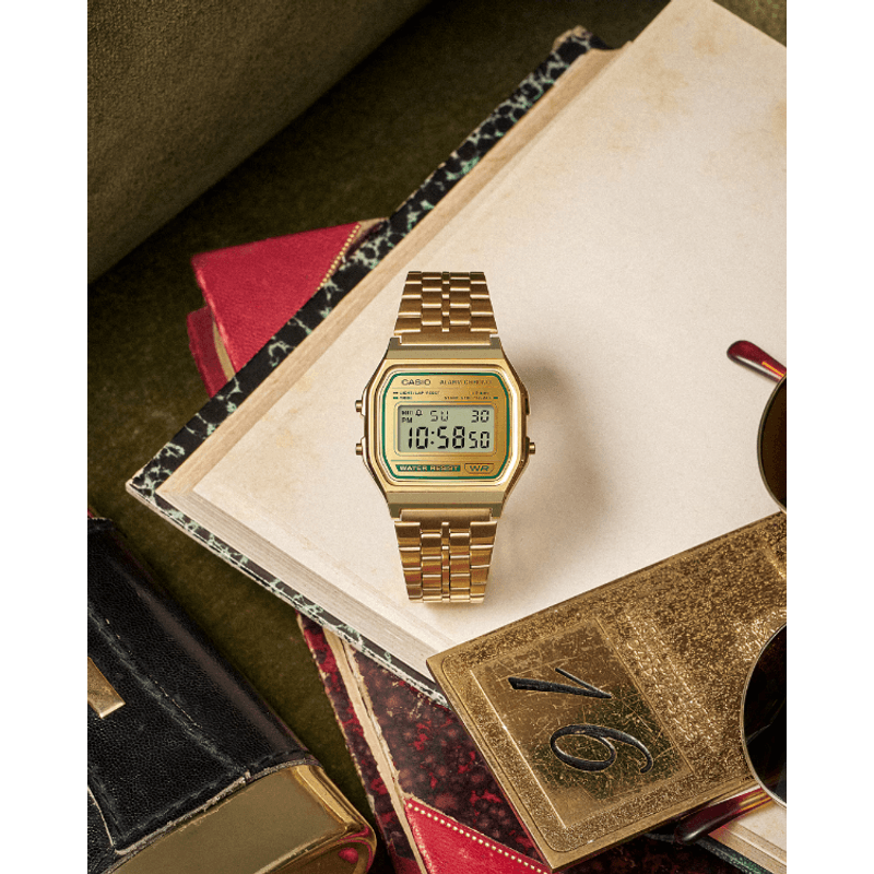 Fashion, accesorii si bijuterii - Barbati - Bijuterii barbati - Ceasuri barbati - Ceas Unisex Casio Vintage A158WEGV-9AEF - Infinity.ro