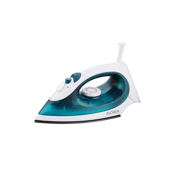 Fier de calcat cu aburi Floria ZLN3843, Talpa din otel inoxidabil, Temperatura reglabila, Putere 1850-2200W