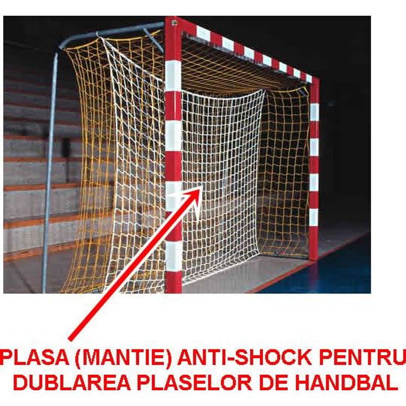 Sport si Outdoor - Sporturi de echipa - Handbal - Set 2 plase porti handbal Huck 3x2 m, cu anti-shock, fara nod, verde, fir 5 mm​​​​​​​ - Infinity.ro