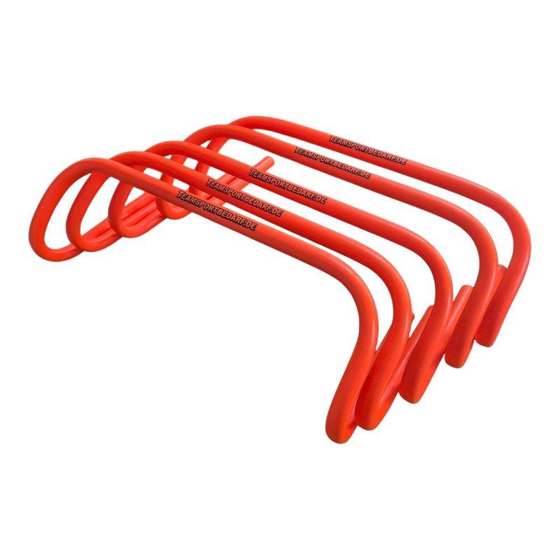 Sport si Outdoor - Accesorii si echipamente sportive - Accesorii antrenament si tabele tactice - Set 5 obstacole antrenament Team, inaltime 15 cm, portocalii - Infinity.ro