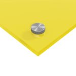 Casa si Gradina - Sanitare - Chiuveta bucatarie si accesorii - Accesorii chiuvete - Panou antistropi bucatarie 2 pcs Galben 80 x 50 cm sticla securizata - Infinity.ro