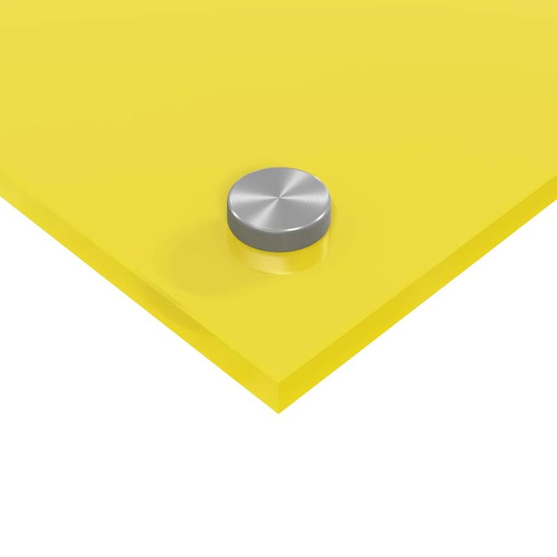 Casa si Gradina - Sanitare - Chiuveta bucatarie si accesorii - Accesorii chiuvete - Panou antistropi bucatarie 2 pcs Galben 80 x 50 cm sticla securizata - Infinity.ro