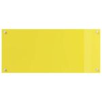 Casa si Gradina - Sanitare - Chiuveta bucatarie si accesorii - Accesorii chiuvete - Panou antistropi bucatarie 2 pcs Galben 90 x 40 cm sticla securizata - Infinity.ro