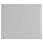 Casa si Gradina - Sanitare - Chiuveta bucatarie si accesorii - Accesorii chiuvete - Panou antistropi bucatarie 2 pcs Gri deschis 70 x 60 cm - Infinity.ro