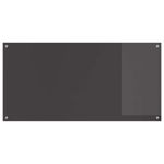 Casa si Gradina - Sanitare - Chiuveta bucatarie si accesorii - Accesorii chiuvete - Panou antistropi bucatarie 2 pcs Gri inchis 120 x 60 cm - Infinity.ro