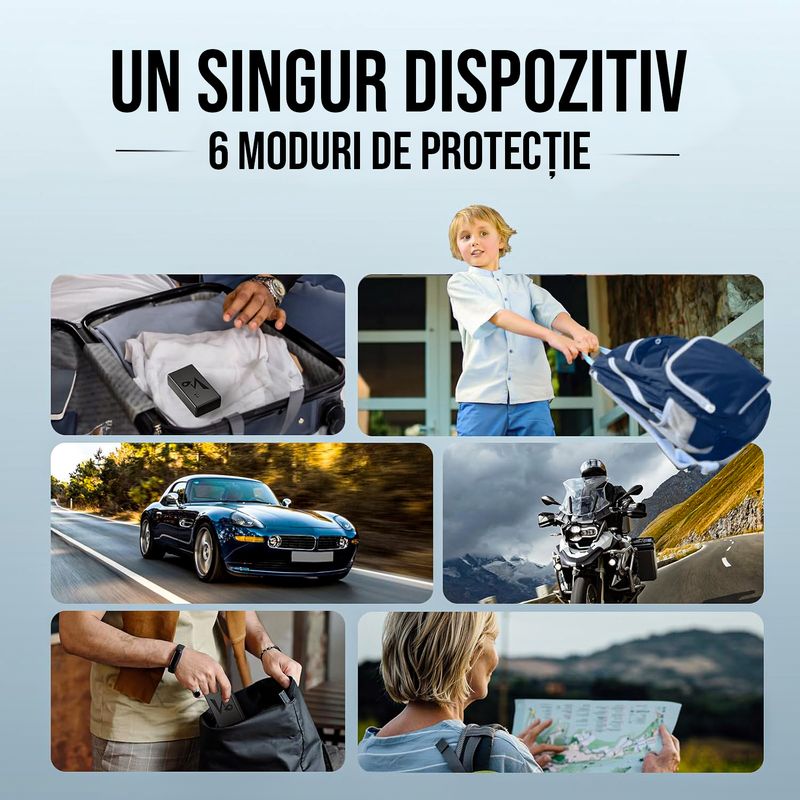 Laptop, Telefoane si Tablete - Wearables si gadgeturi - Gadgeturi - Dispozitive spionaj - Localizator GPS Q16A, Baterie 10000mAh, Autonomie 120 zile, Magnet Puternic, Monitorizare Timp Real - Infinity.ro