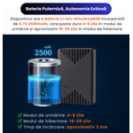 Auto si Moto - Electronice auto - Navigatii GPS - GPS 4G ML300G Mini, Microfon Live, Localizare in Timp Real, Magnet Puternic, Baterie 2500mAh, IP67, Alerta Zona/Viteza - Infinity.ro