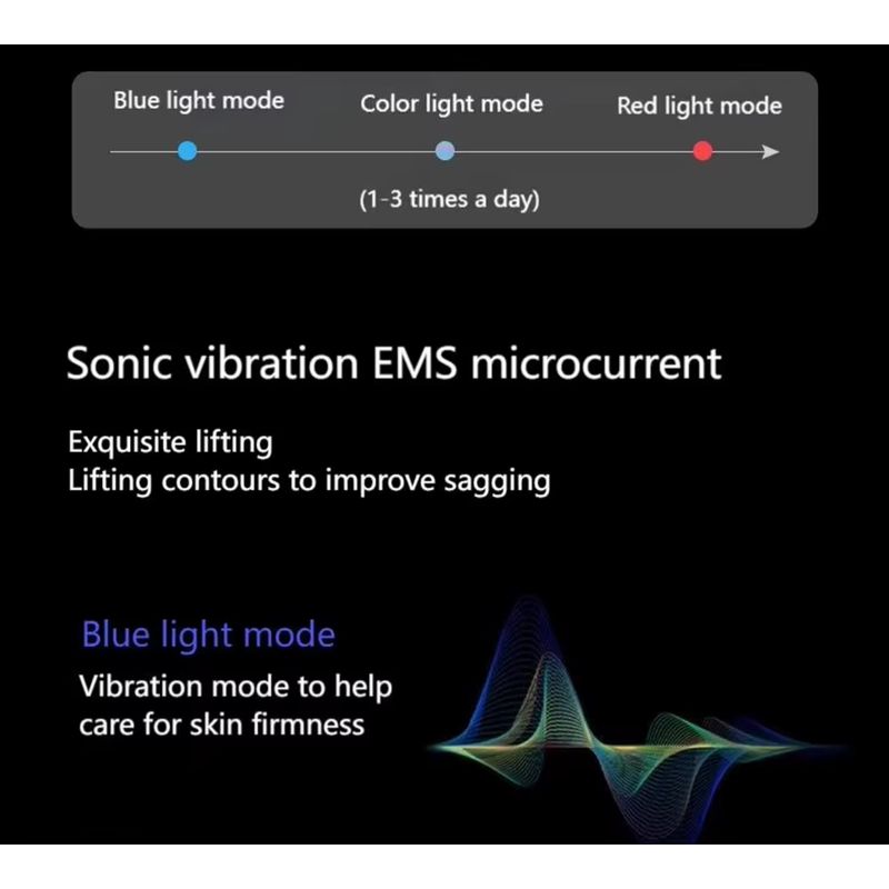 Ingrijire personala si Cosmetice - Aparate & accesorii ingrijire personala - Aparate cosmetice - Aparate intretinere si ingrijire corporala - Aparat masaj facial electric MOGODA ®️, Dispozitiv antirid si lifting, Ingrijire ten, Relaxare si fermitate piele - Infinity.ro