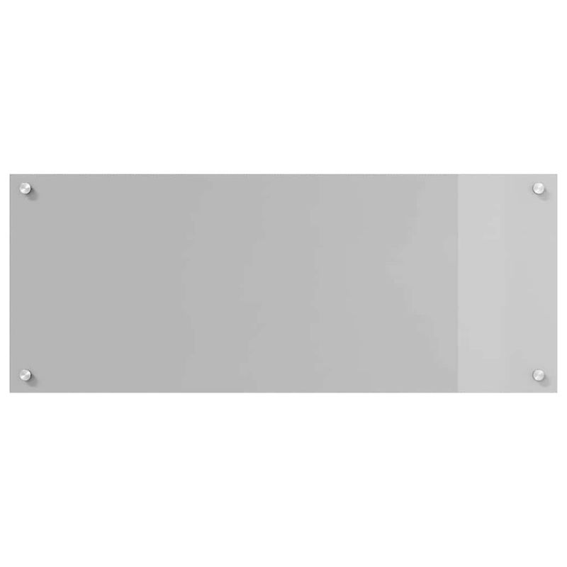 Casa si Gradina - Sanitare - Chiuveta bucatarie si accesorii - Accesorii chiuvete - Panou antistropi bucatarie 2 pcs Gri deschis 100 x 40 cm - Infinity.ro