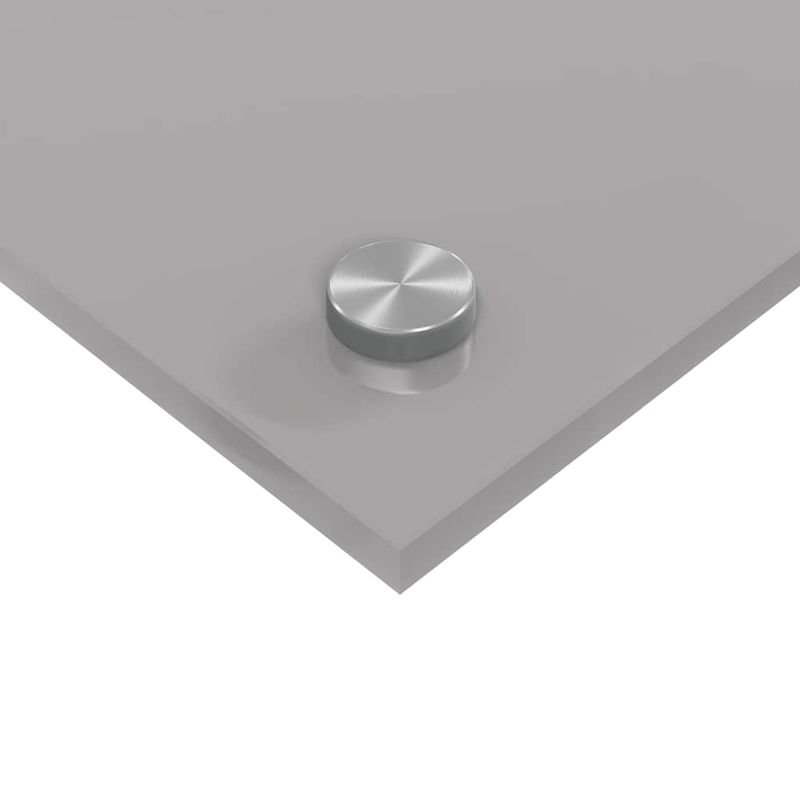 Casa si Gradina - Sanitare - Chiuveta bucatarie si accesorii - Accesorii chiuvete - Panou antistropi bucatarie 2 pcs Gri deschis 100 x 40 cm - Infinity.ro