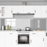 Casa si Gradina - Sanitare - Chiuveta bucatarie si accesorii - Accesorii chiuvete - Panou antistropi bucatarie 2 pcs Gri deschis 120 x 60 cm - Infinity.ro