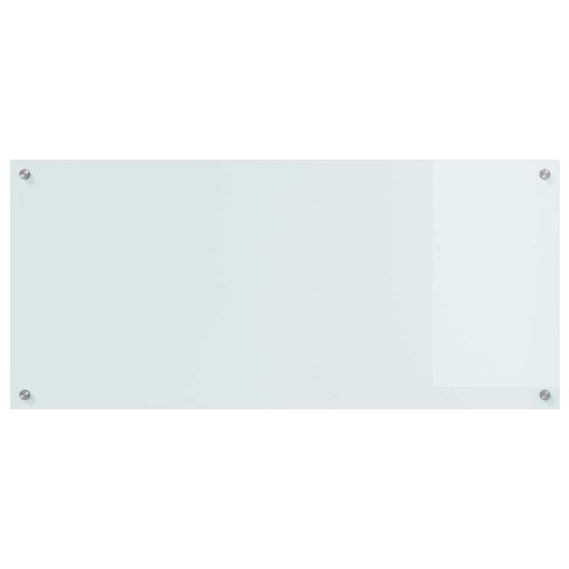 Casa si Gradina - Sanitare - Chiuveta bucatarie si accesorii - Accesorii chiuvete - Panou antistropi bucatarie 2 pcs Alb 110 x 50 cm sticla securizata - Infinity.ro