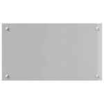 Casa si Gradina - Sanitare - Chiuveta bucatarie si accesorii - Accesorii chiuvete - Panou antistropi bucatarie 2 pcs Gri deschis 70 x 40 cm - Infinity.ro