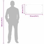 Casa si Gradina - Sanitare - Chiuveta bucatarie si accesorii - Accesorii chiuvete - Panou antistropi bucatarie 2 pcs Gri deschis 70 x 40 cm - Infinity.ro