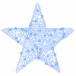 Casa si Gradina - Decoratiuni - Decoratiuni de sezon - Stea 3D cu 50 LED albastru 55 x 53.5 x 10 cm Acril - Infinity.ro