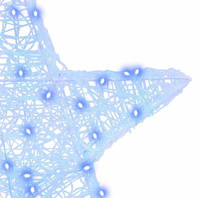 Casa si Gradina - Decoratiuni - Decoratiuni de sezon - Stea 3D cu 50 LED albastru 55 x 53.5 x 10 cm Acril - Infinity.ro